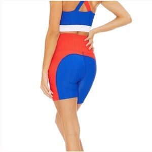 NWT Beach Riot red white and blue 4th of July shorts